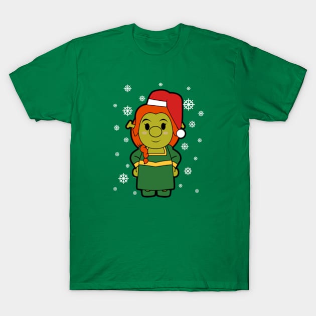 Fiona Christmas T-Shirt by mighty corps studio